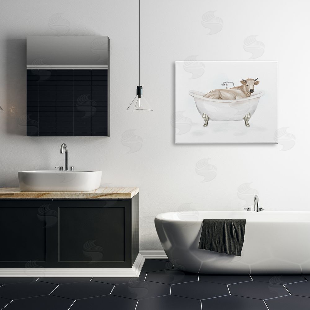 Ziwei Li Farm Cow Bathing Tub Animal