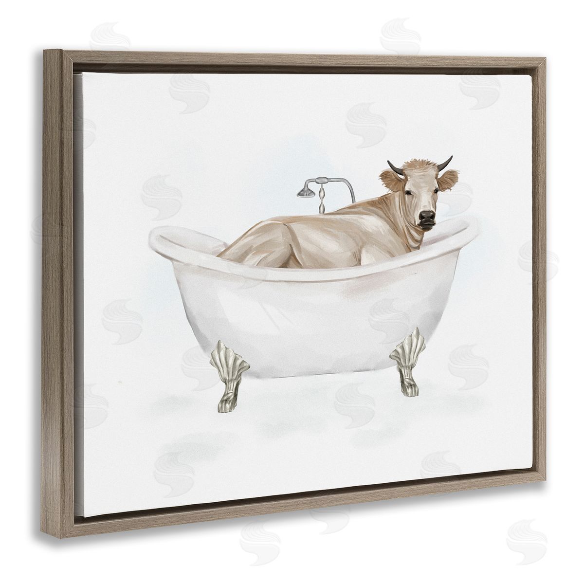 Ziwei Li Farm Cow Bathing Tub Animal