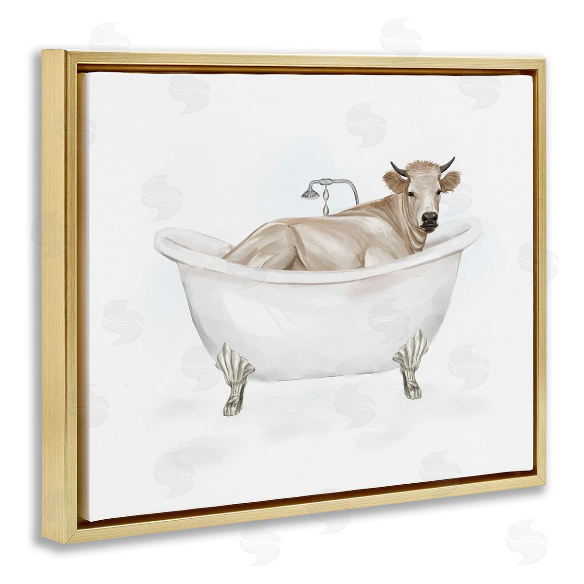 Ziwei Li Farm Cow Bathing Tub Animal