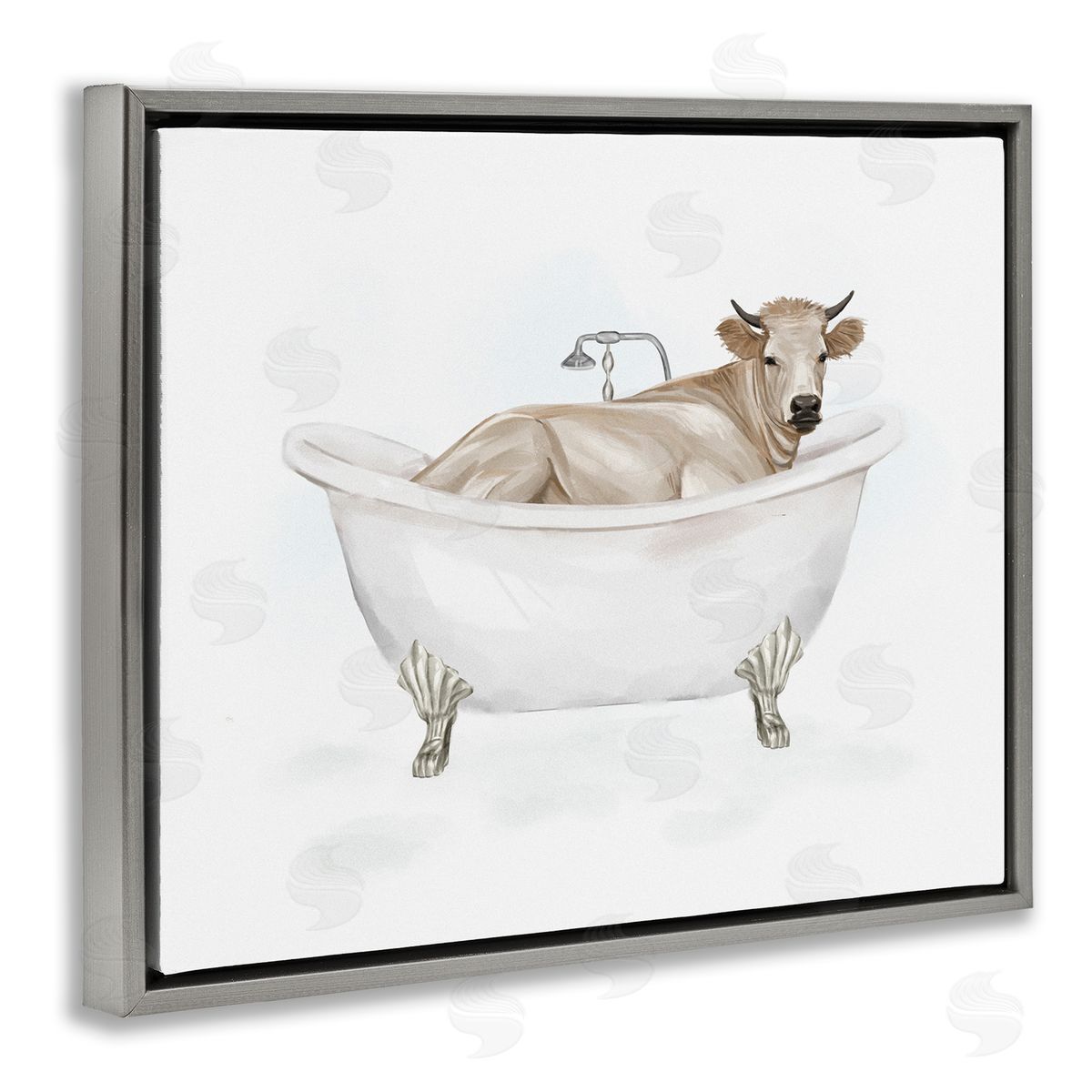 Ziwei Li Farm Cow Bathing Tub Animal