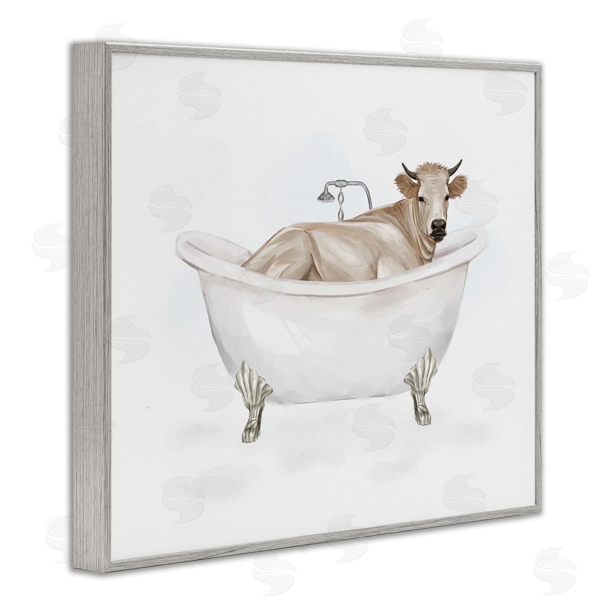Ziwei Li Farm Cow Bathing Tub Animal