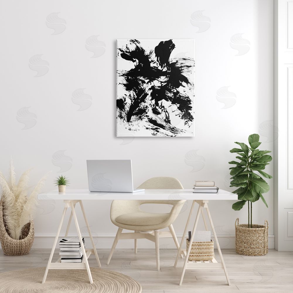 Allan fr_sideiedlander Contemporary Black Ink Strokes