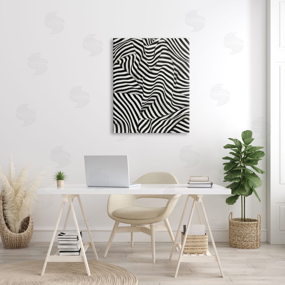 Ashley Aldridge Folded Striped Drapery Pattern