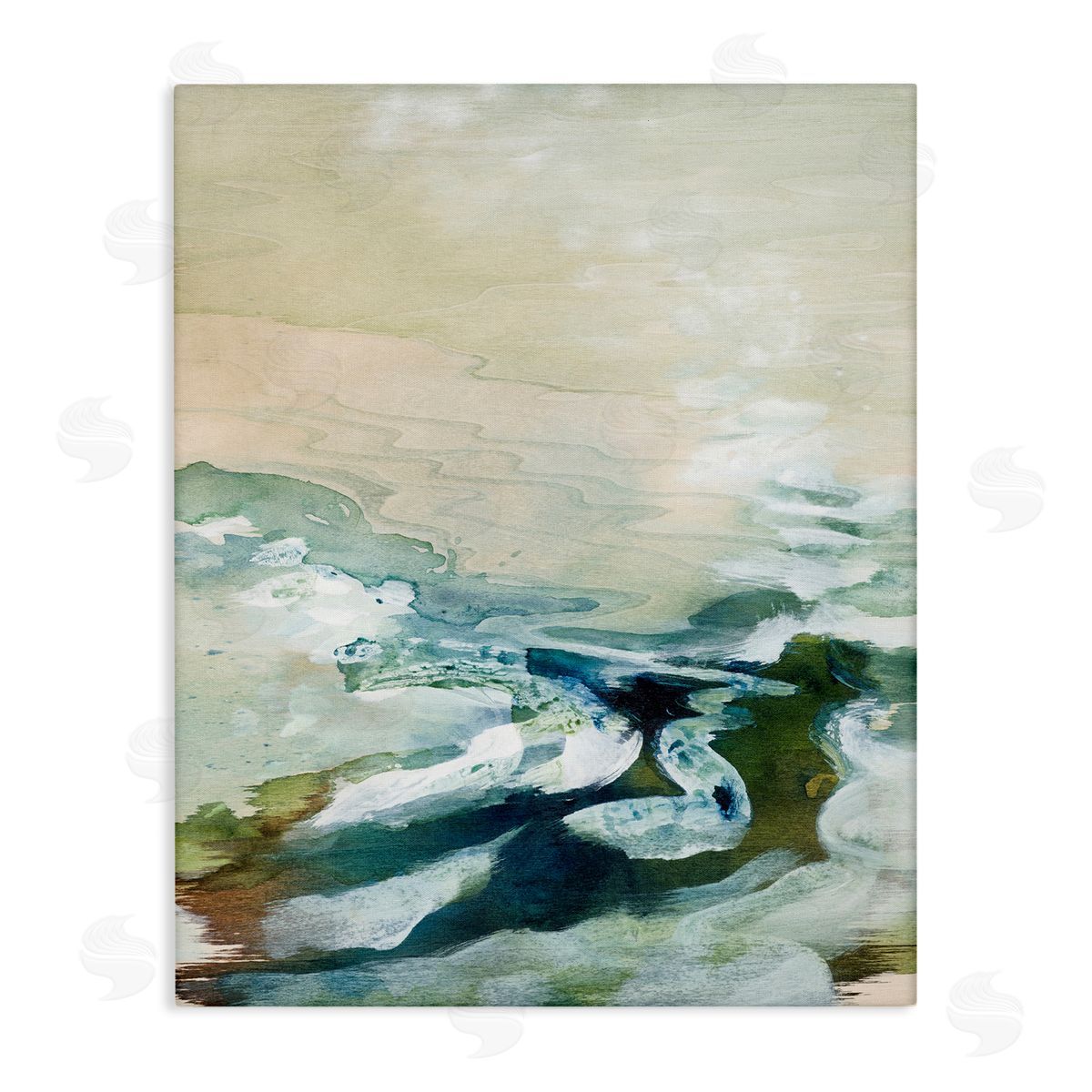 Tara Leaver Modern Beach Waves Splash