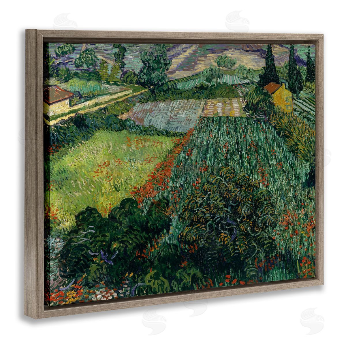 one1000paintings Field With Poppies Van Gogh Rural Scenery
