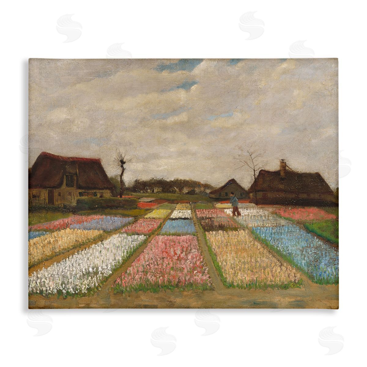 one1000paintings Flower Beds In Holland Van Gogh Landscape