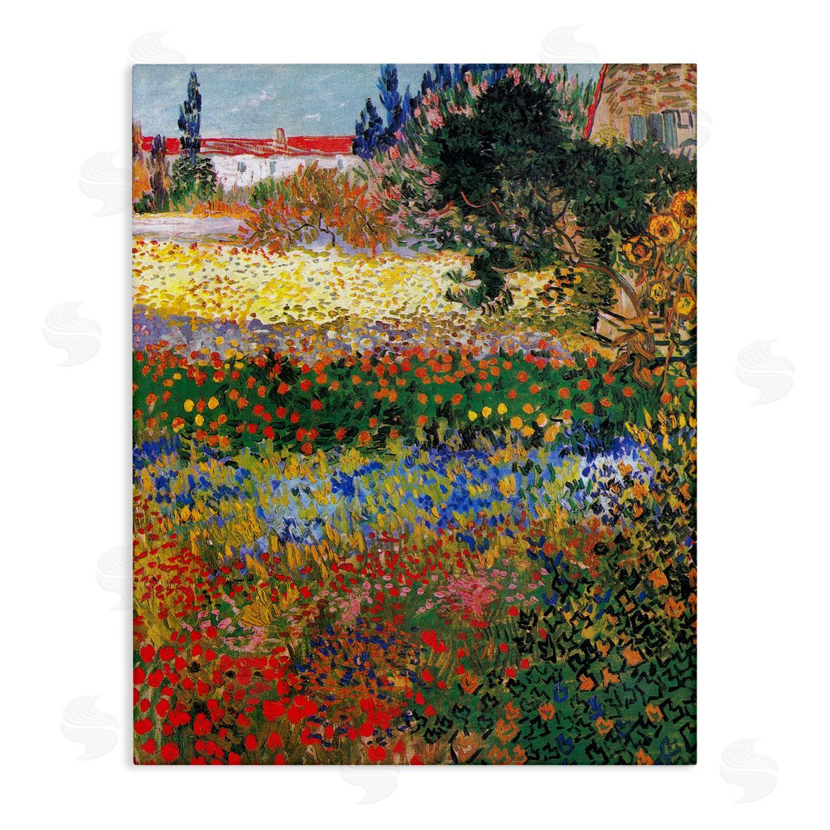 one1000paintings Flower Garden Van Gogh Vivid Painting