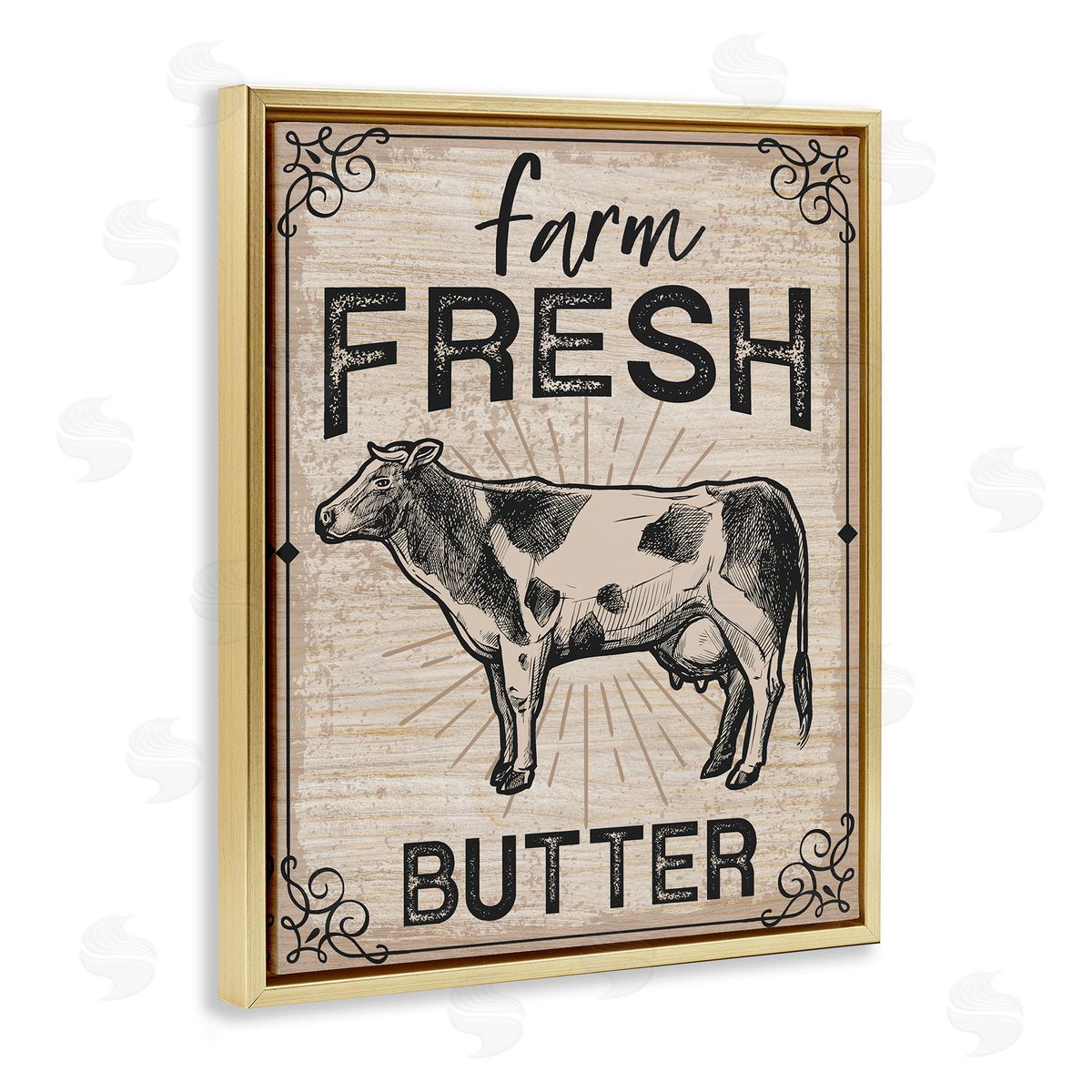 Angela Nickeas Farm fr_sideesh Butter Vintage Sign