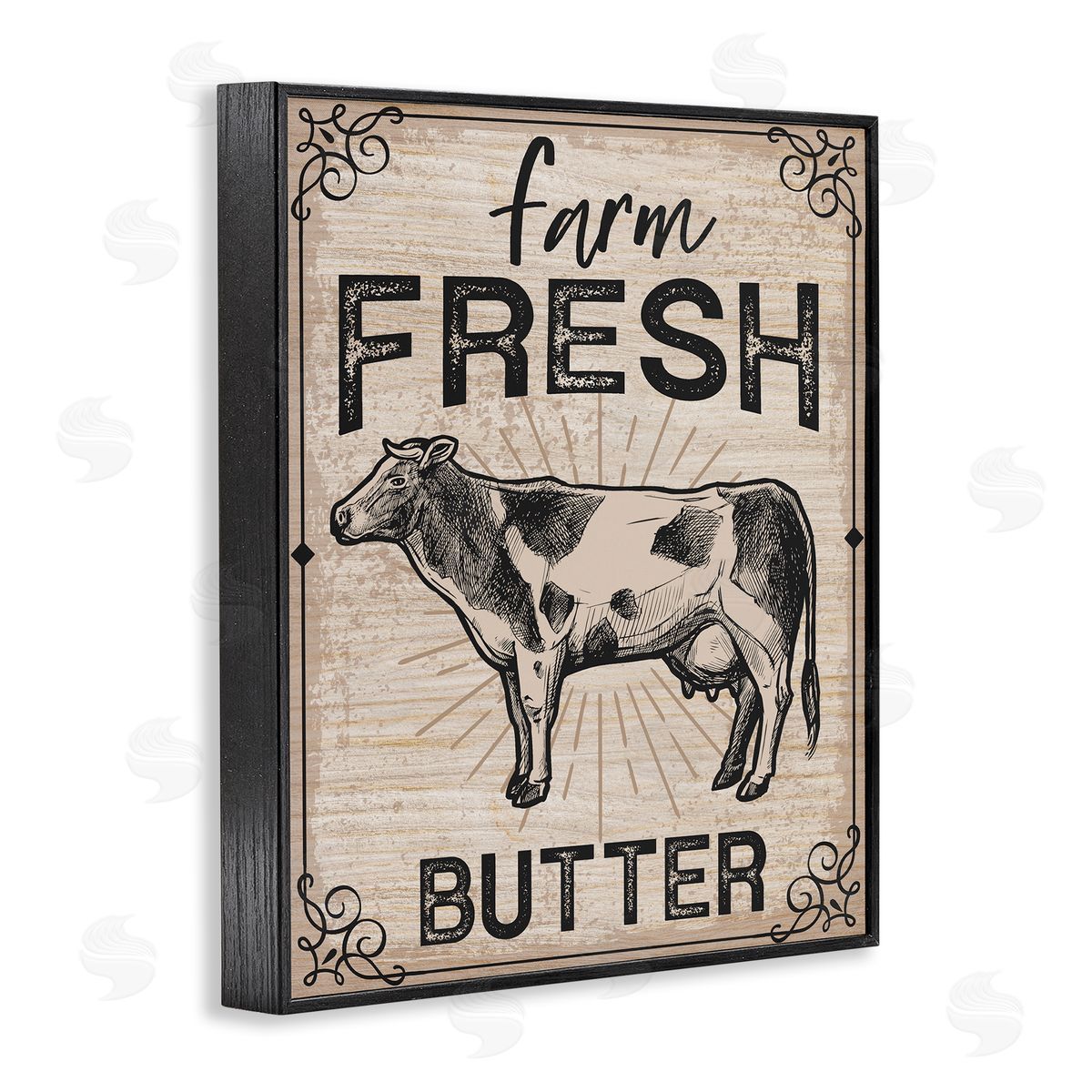 Angela Nickeas Farm fr_sideesh Butter Vintage Sign
