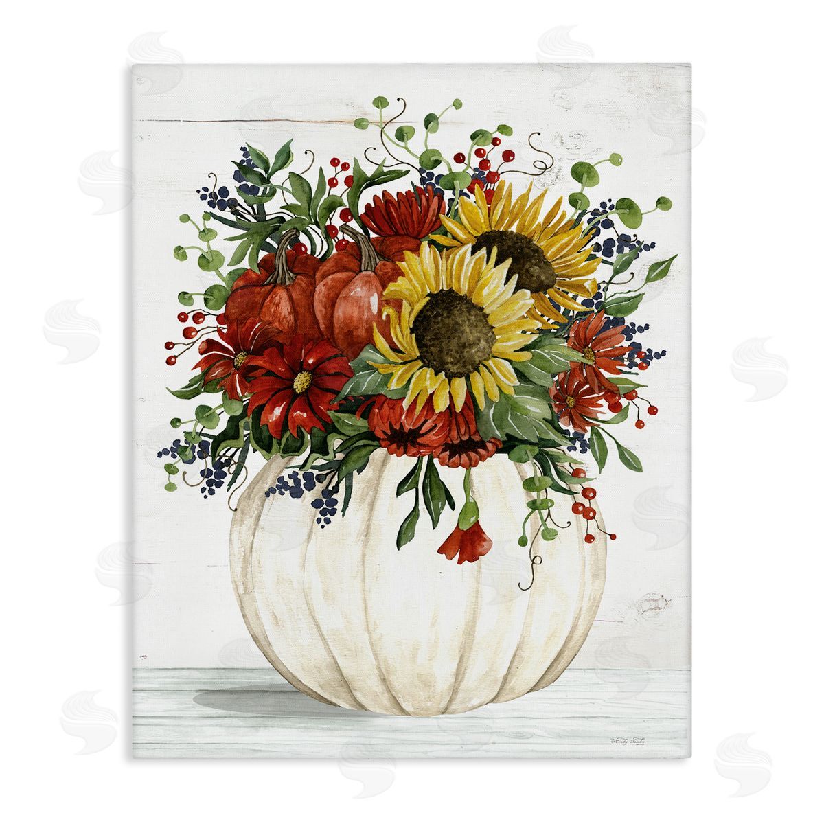 Cindy Jacobs Country Sunflower Pumpkin Bouquet