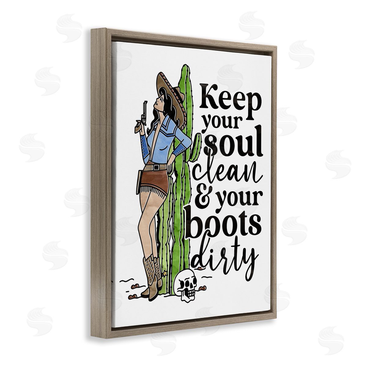 Erica Billups Cowgirl Soul Clean & Boots Dirty Phrase