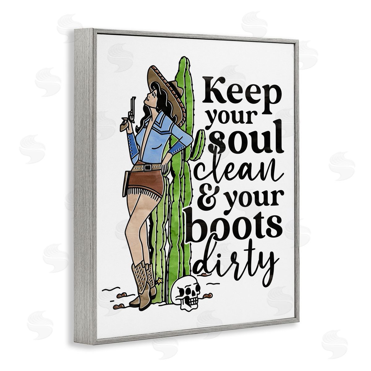 Erica Billups Cowgirl Soul Clean & Boots Dirty Phrase