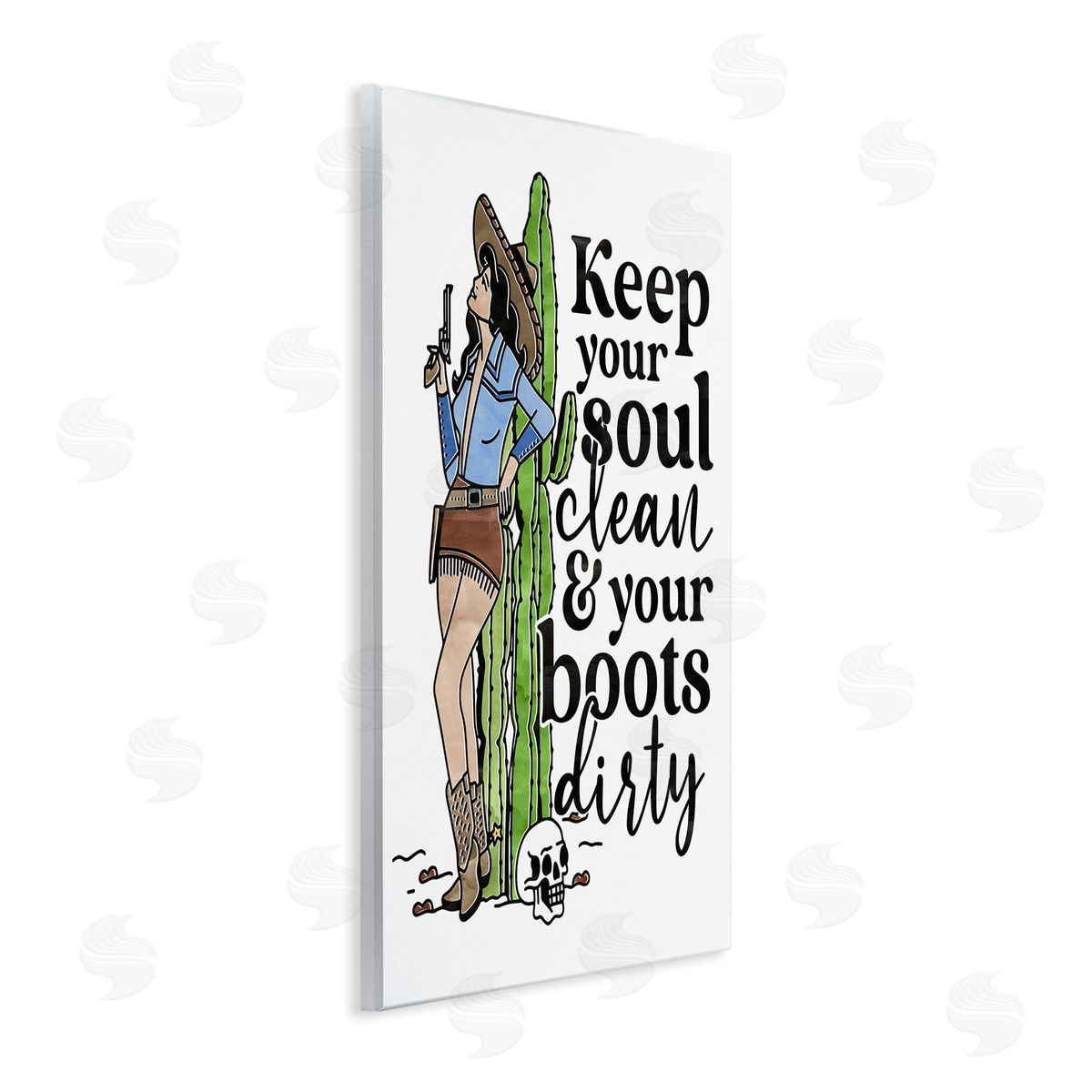 Erica Billups Cowgirl Soul Clean & Boots Dirty Phrase
