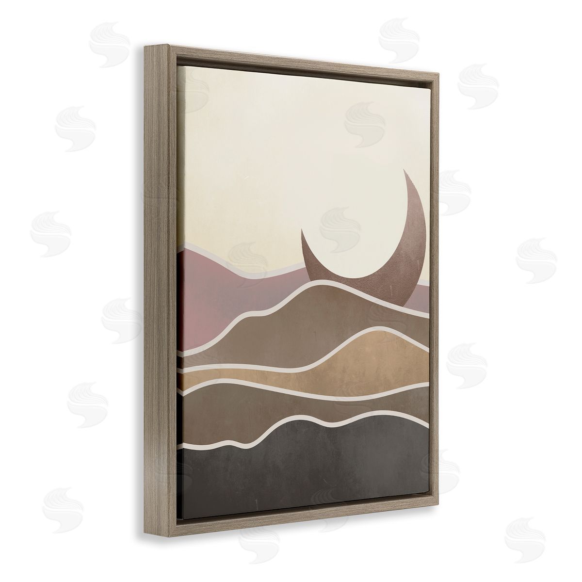 Stupell Studio Desert Moon Sand Dunes Scenery