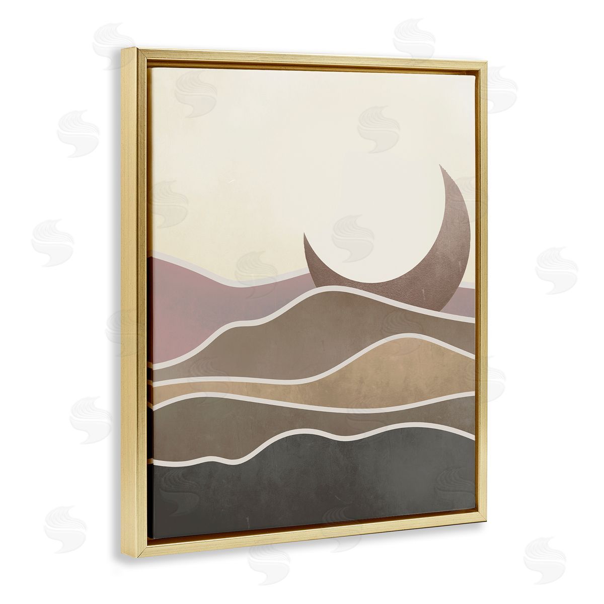 Stupell Studio Desert Moon Sand Dunes Scenery