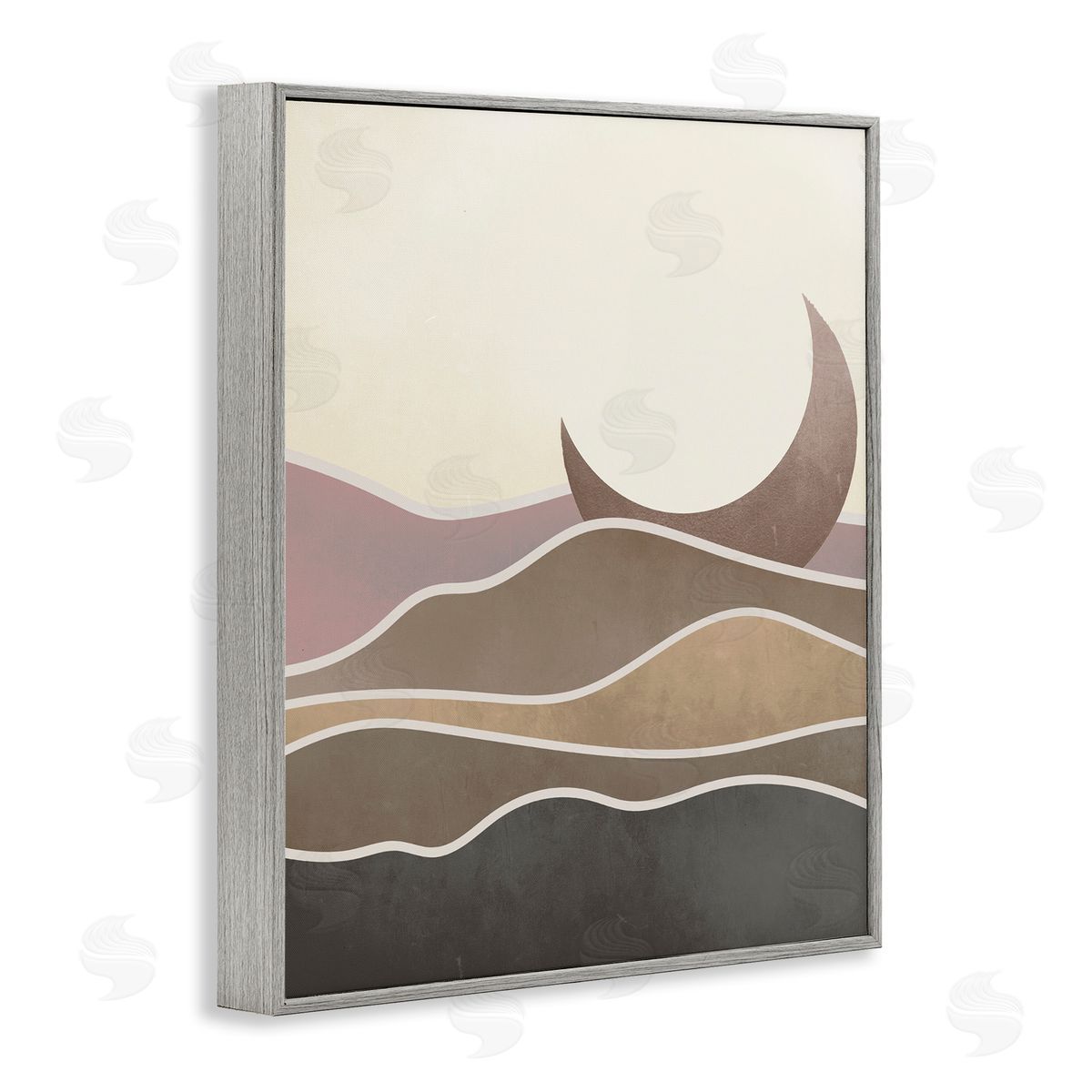 Stupell Studio Desert Moon Sand Dunes Scenery