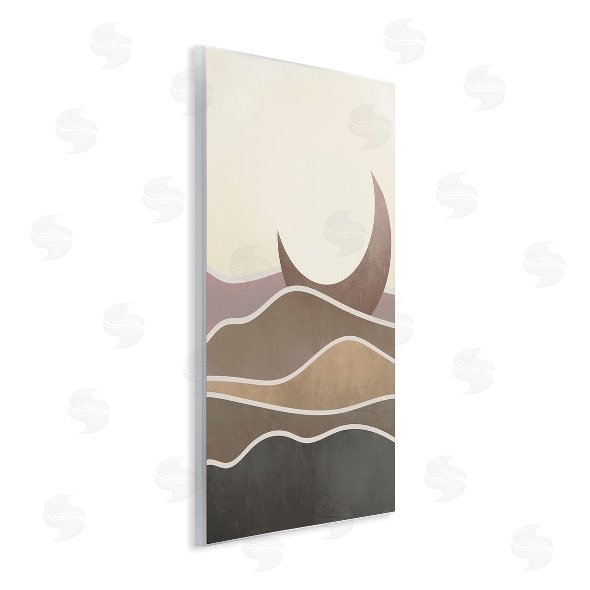 Stupell Studio Desert Moon Sand Dunes Scenery