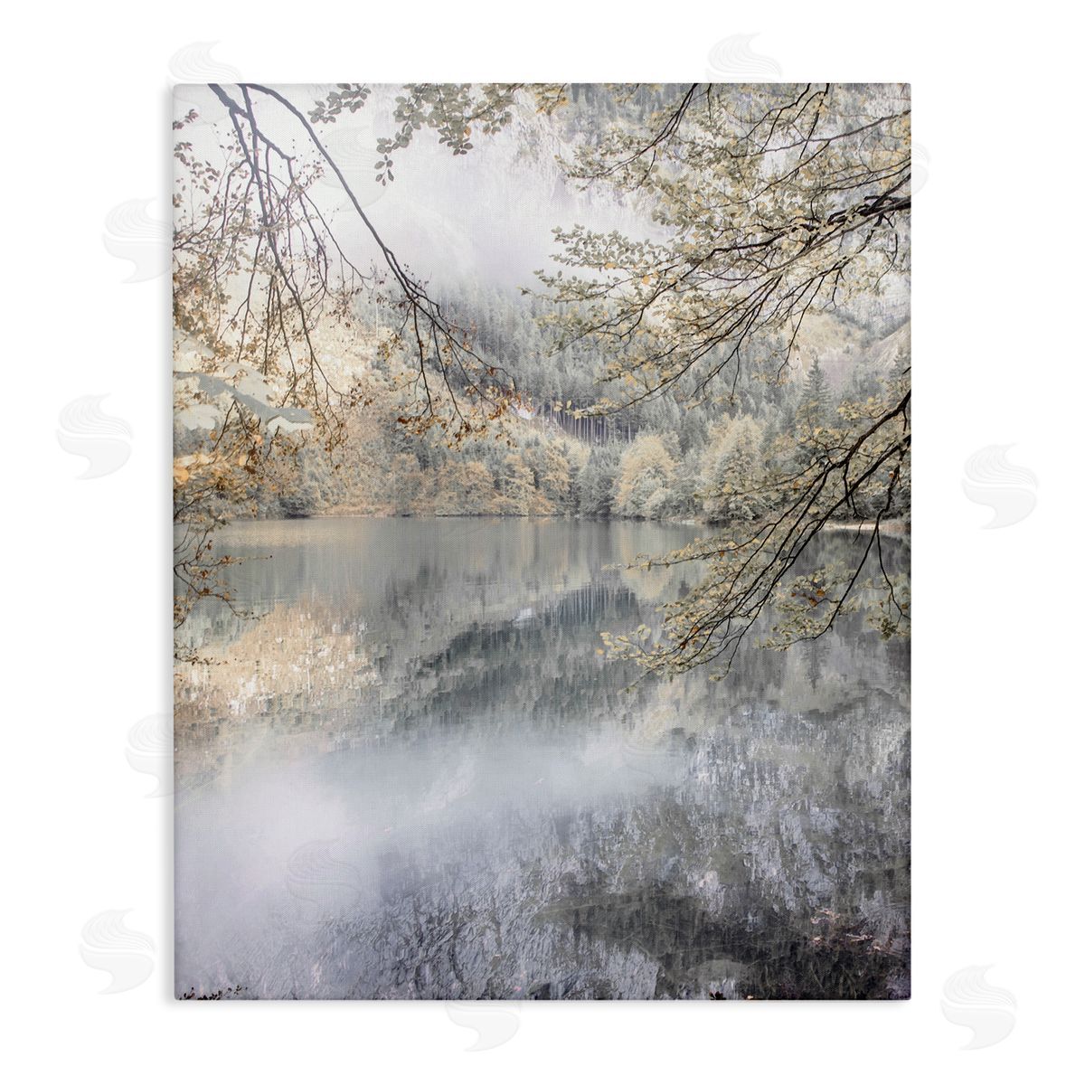 Irene Weisz Foggy Pond Landscape Reflection