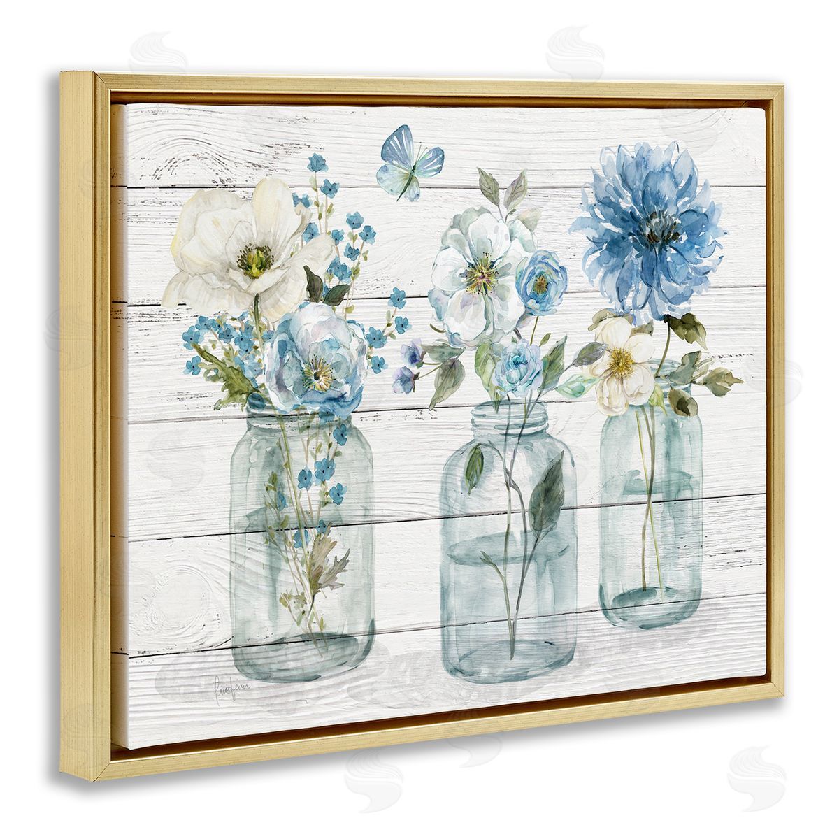 Livi Finn Blue Country Jar Bouquets 