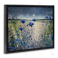 Jennifer Taylor Art | Moon over Blooming Flowers