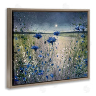 Jennifer Taylor Art | Moon over Blooming Flowers