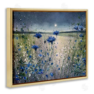 Jennifer Taylor Art | Moon over Blooming Flowers