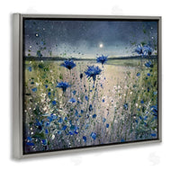 Jennifer Taylor Art | Moon over Blooming Flowers
