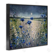 Jennifer Taylor Art | Moon over Blooming Flowers