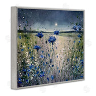 Jennifer Taylor Art | Moon over Blooming Flowers
