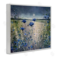 Jennifer Taylor Art | Moon over Blooming Flowers
