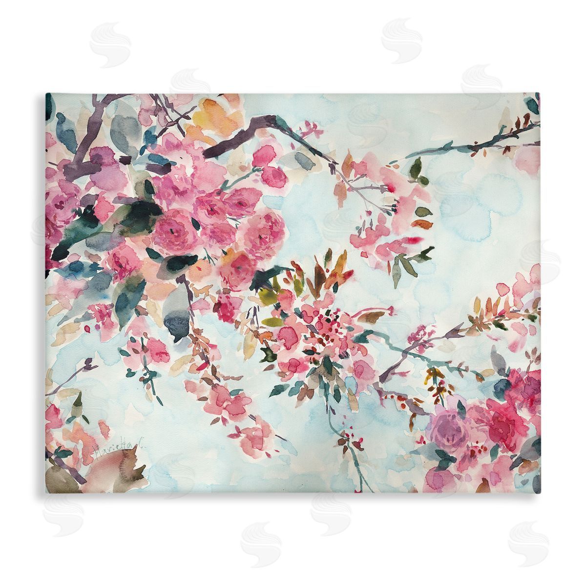 Marietta Cohen Art and Design Budding Cherry Blossoms Nature