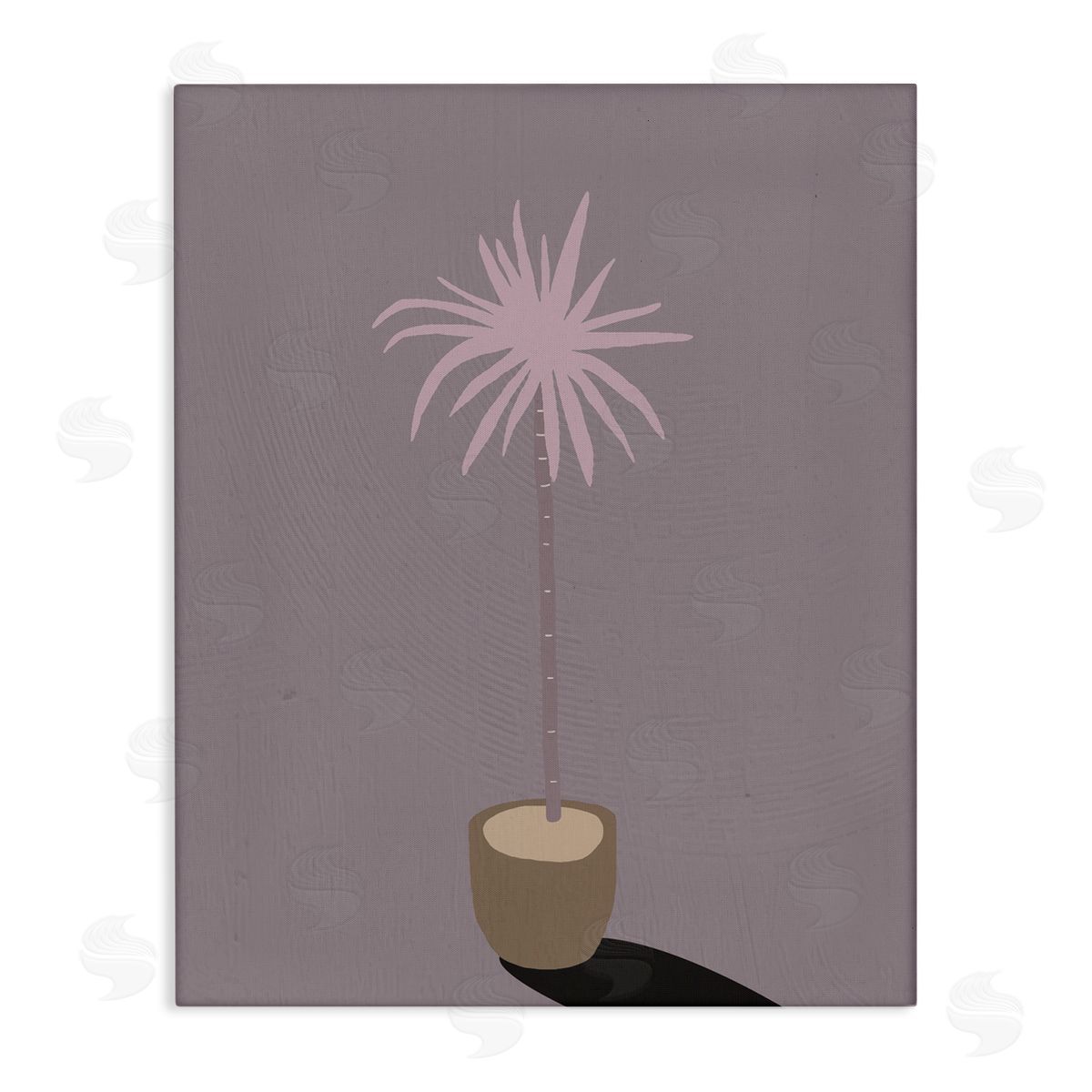 Stupell Studio Contemporary Potted Palm Tree