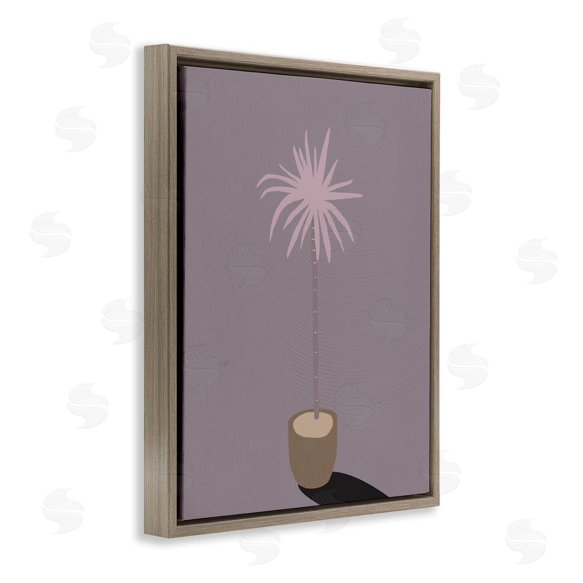Stupell Studio Contemporary Potted Palm Tree