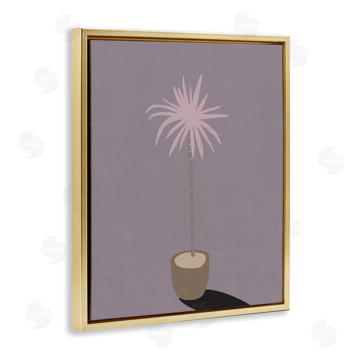 Stupell Studio Contemporary Potted Palm Tree