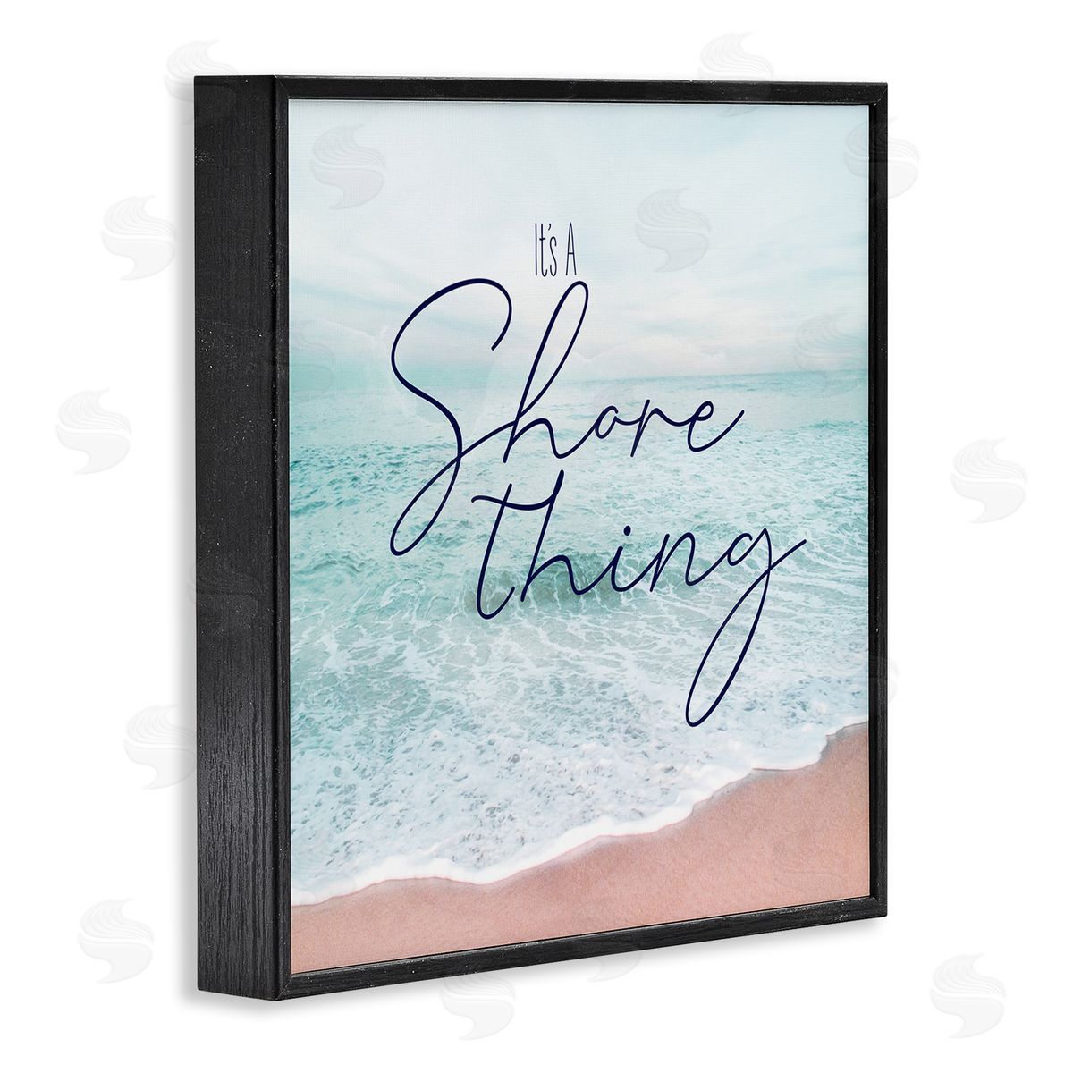Natalie Carpentieri It's A Shore Thing Summer Beach Black Framed Glicee Wall Art Print