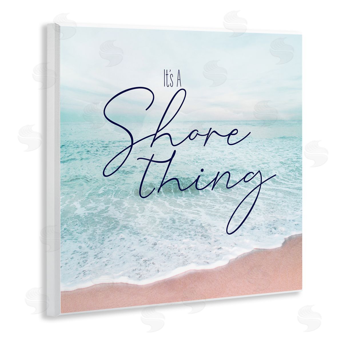 Natalie Carpentieri It's A Shore Thing Summer Beach Wooden Wall Plaque Art Print