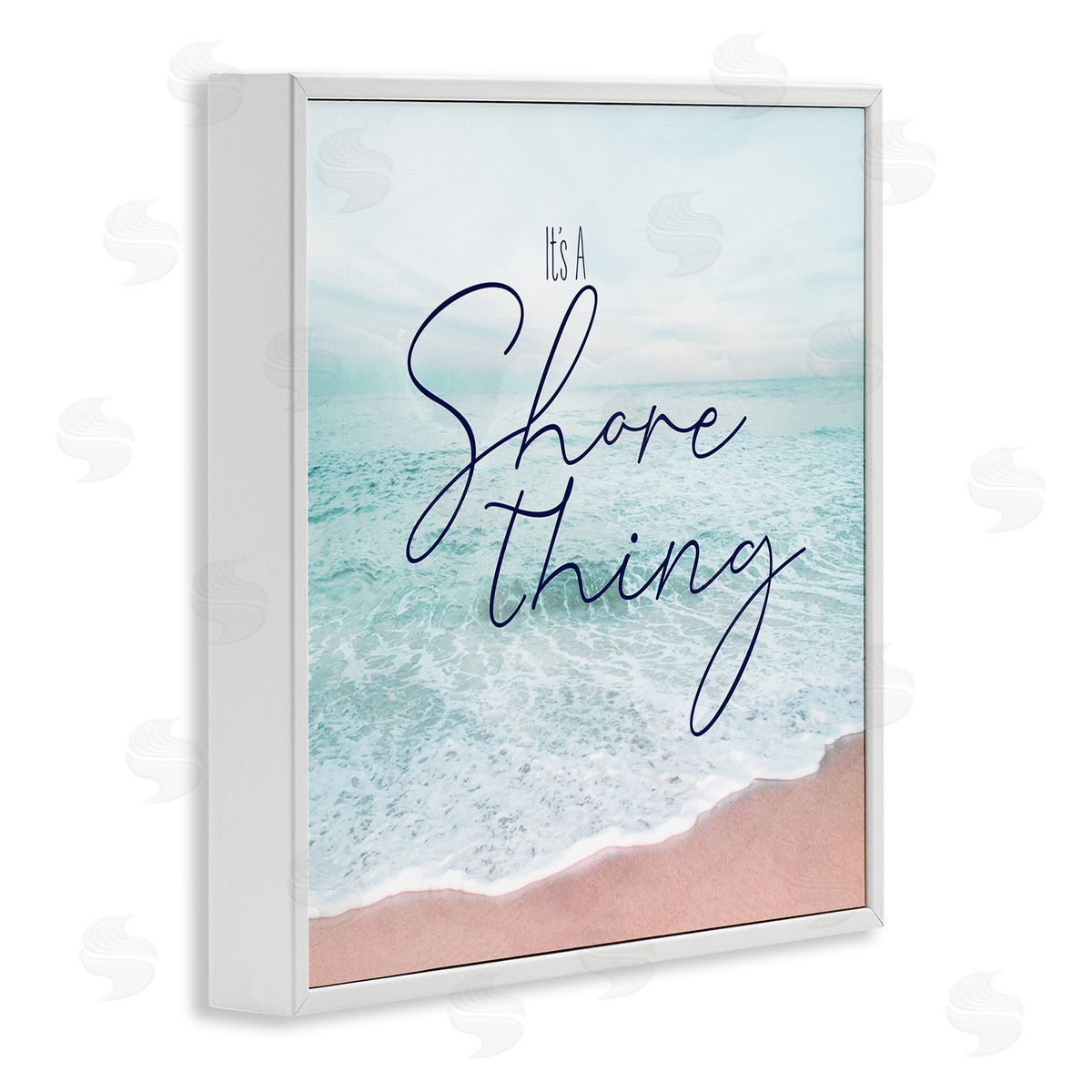 Natalie Carpentieri It's A Shore Thing Summer Beach White Framed Glicee Wall Art Print