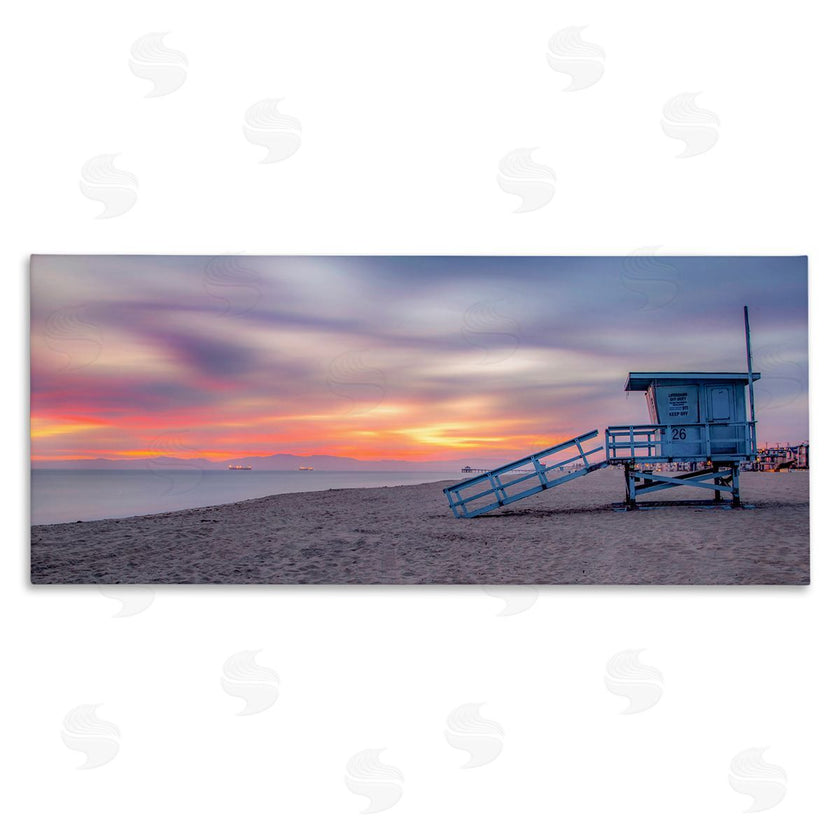 Jeff Poe | Beach Hut Sunset Horizon