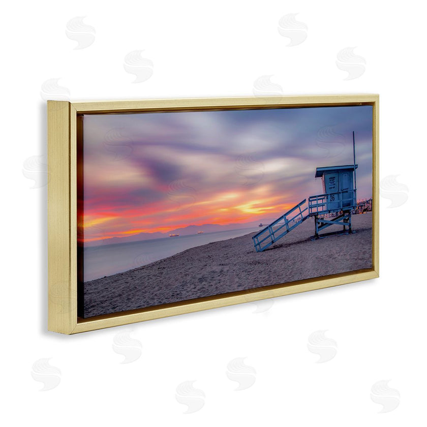 Jeff Poe | Beach Hut Sunset Horizon