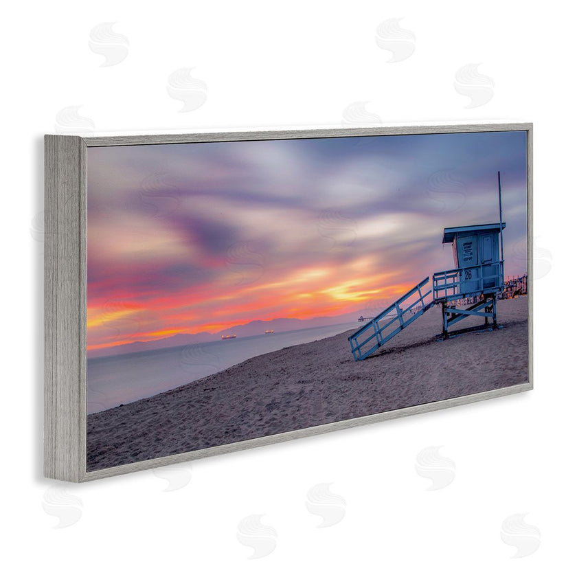 Jeff Poe | Beach Hut Sunset Horizon