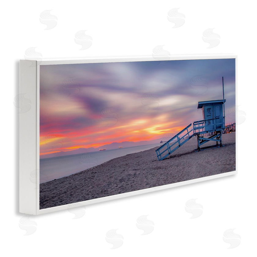 Jeff Poe | Beach Hut Sunset Horizon