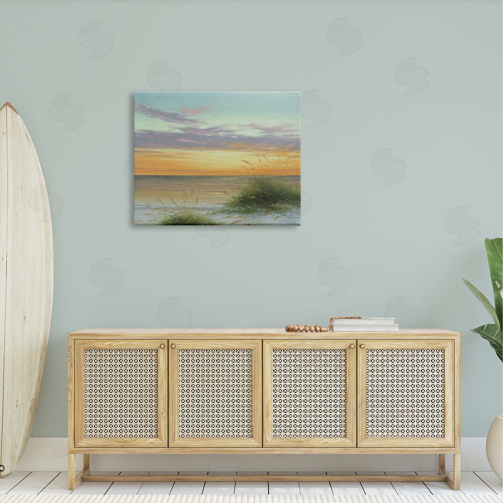 Martin Figlinski Coastal Reeds Sunset Beach Shore