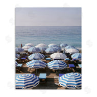 Carina Okula | Beach Umbrellas Summer Sky