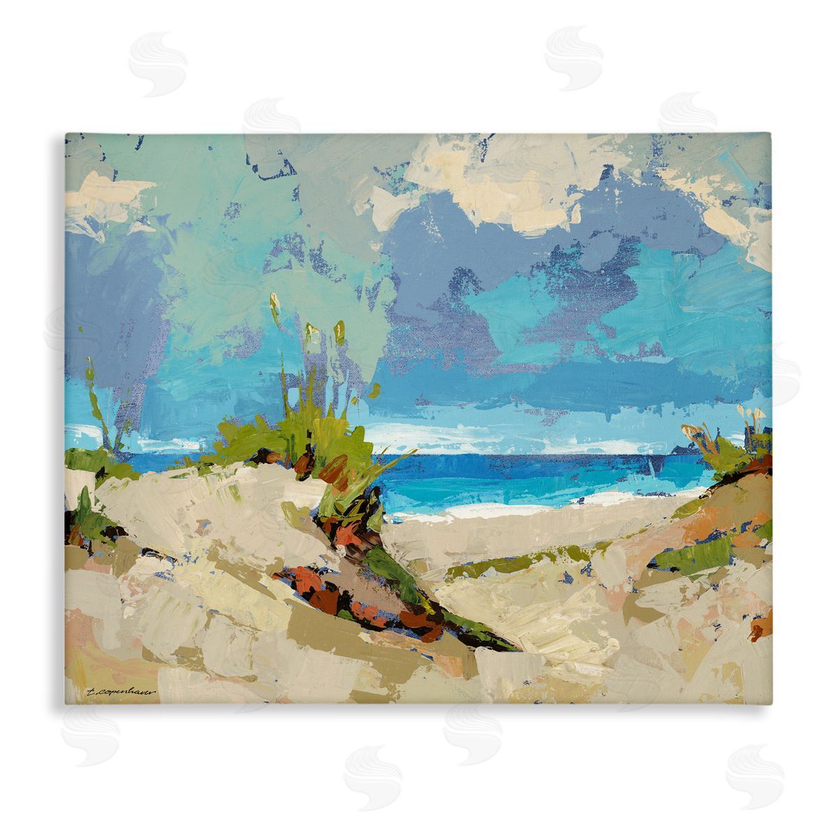 Trevor Copenhaver Modern Seaside Beach Scene
