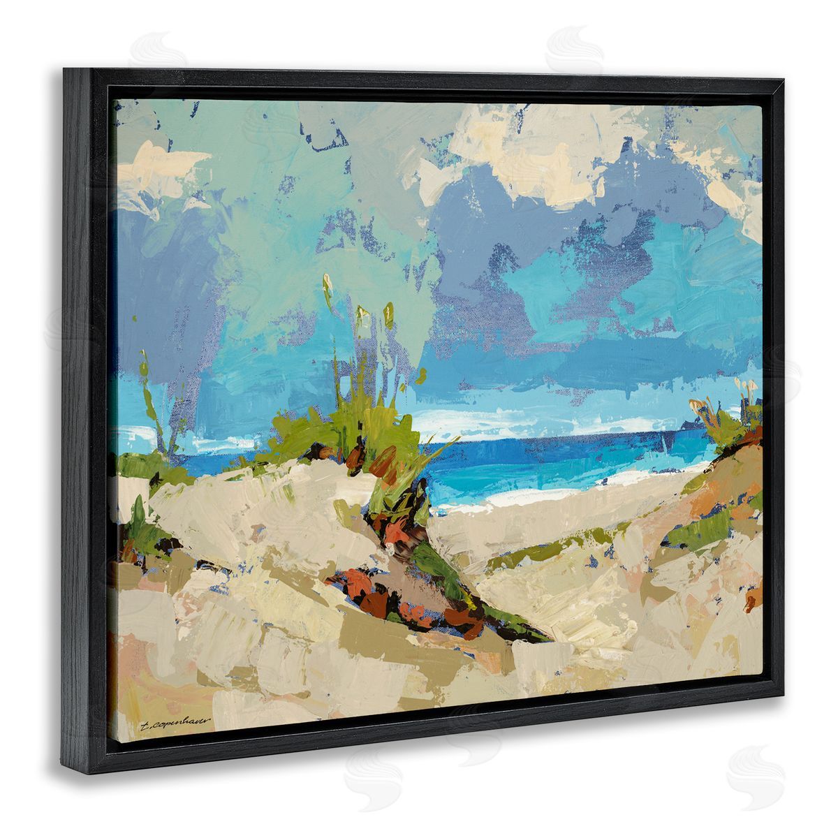 Trevor Copenhaver Modern Seaside Beach Scene