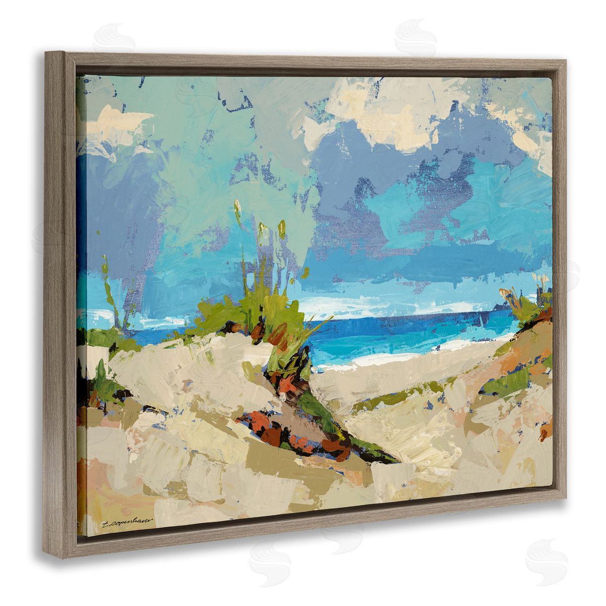Trevor Copenhaver Modern Seaside Beach Scene