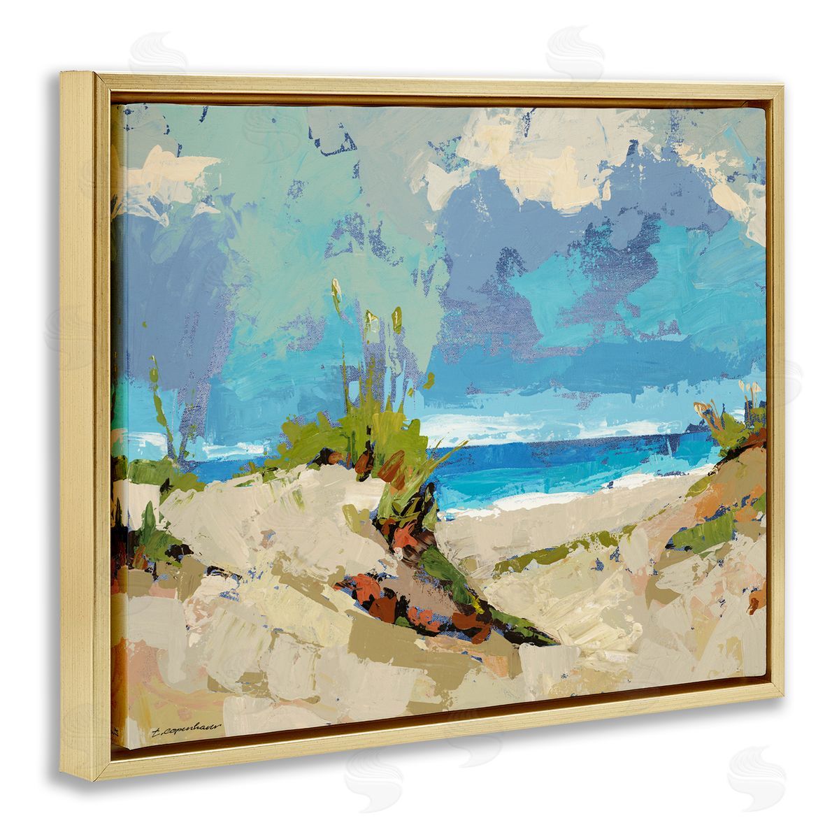 Trevor Copenhaver Modern Seaside Beach Scene
