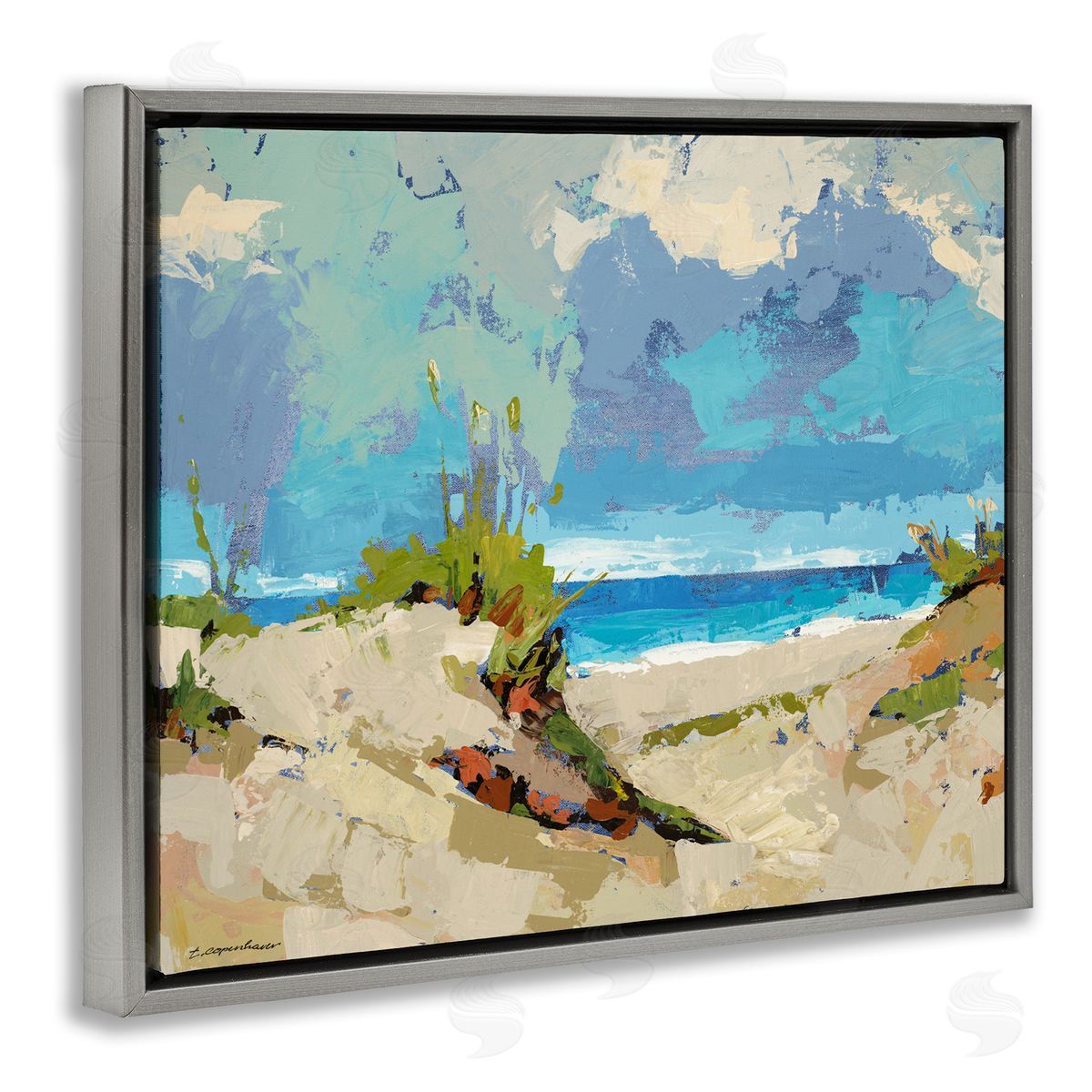 Trevor Copenhaver Modern Seaside Beach Scene