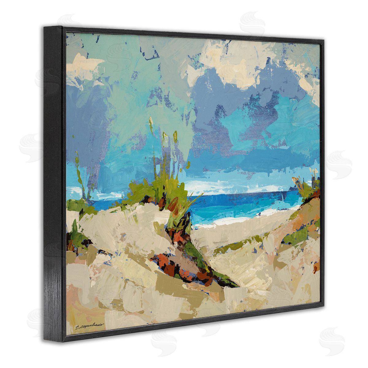 Trevor Copenhaver Modern Seaside Beach Scene