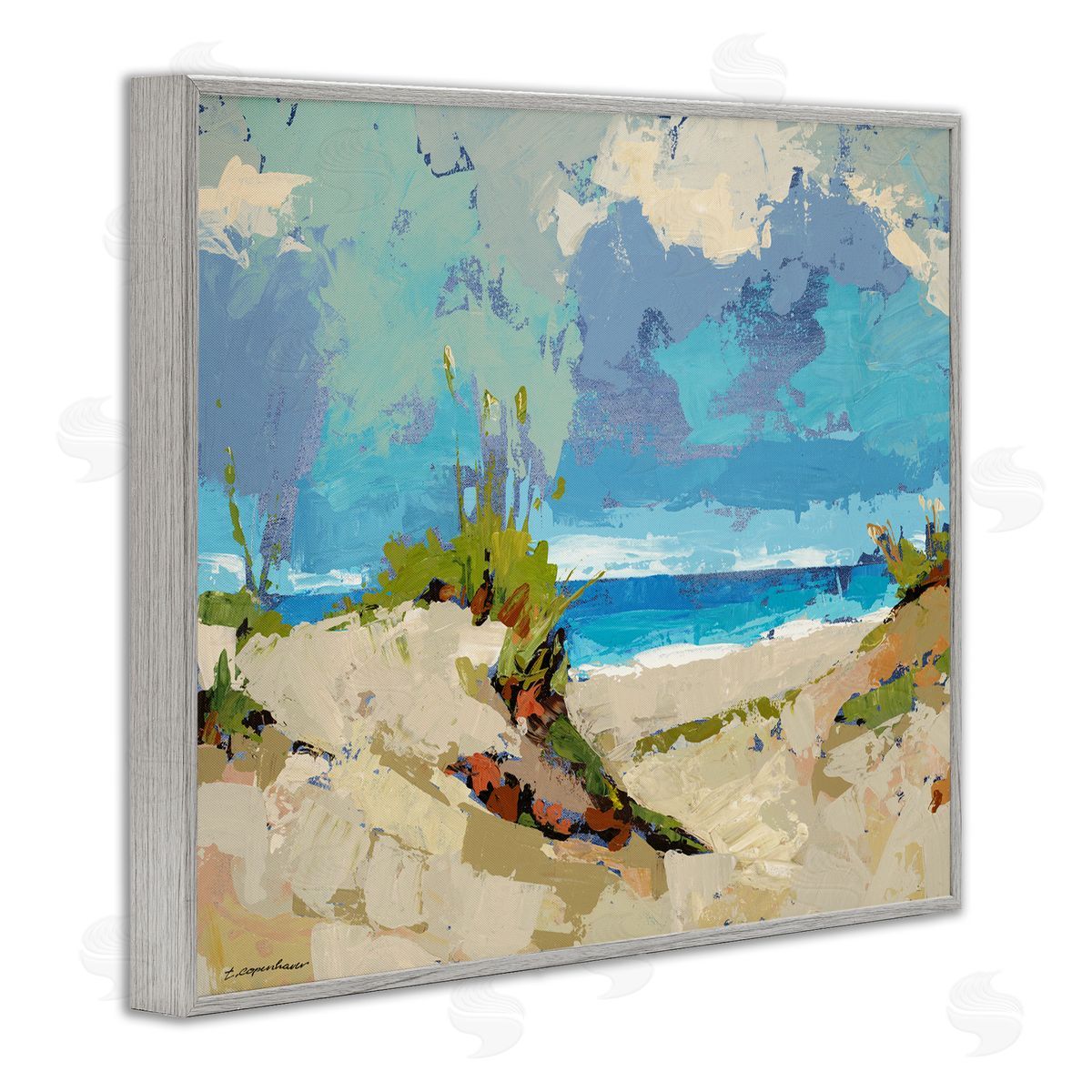 Trevor Copenhaver Modern Seaside Beach Scene